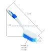 Pot brush, plastic two-color anti-slip bed brush, dust removal brush, dust duster and pot brush details Picture